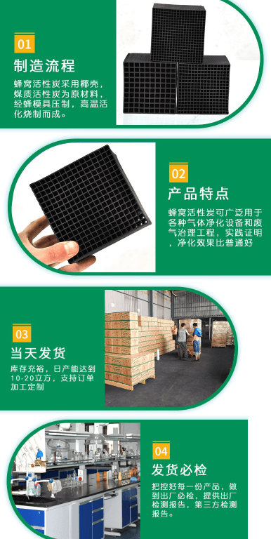 特種<a href=http://m.yizhonglx.com/fwzhxt/ target=_blank class=infotextkey>蜂窩活性炭</a>發(fā)貨流程